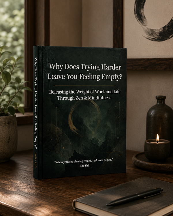 Why Does Trying Harder Leave You Feeling Empty? — Releasing the Weight of Work and Life Through Zen & Mindfulness