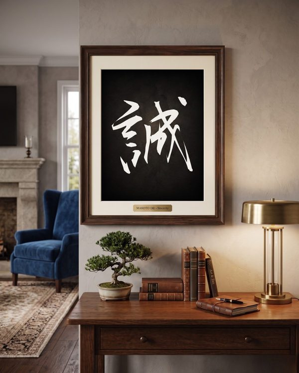 誠 · Makoto The Same Person, Every Room - Japan Washi Art
