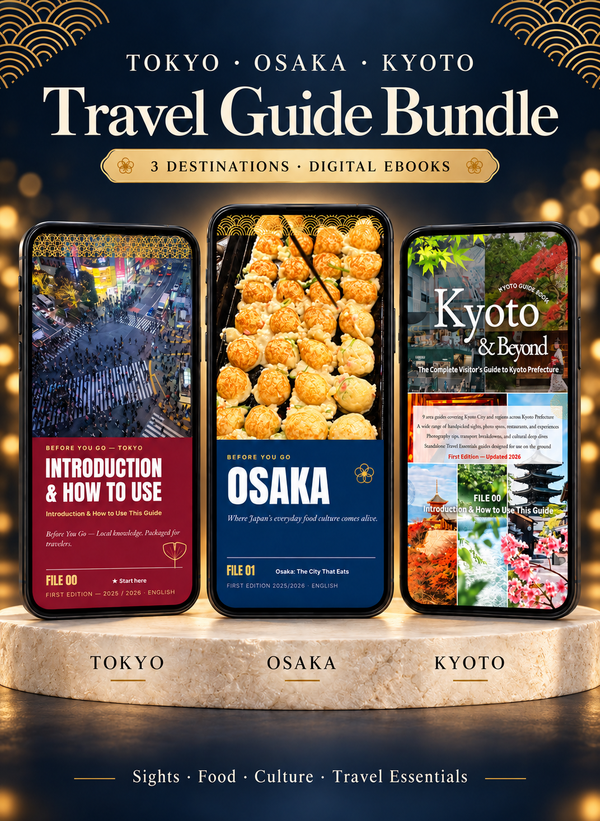 TOKYO, OSAKA & KYOTO | Japan Travel Guide eBook Bundle
